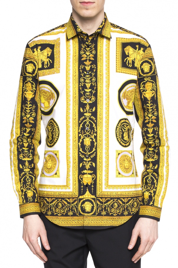 Versace Shirt with ''Baroque' print | Men's Clothing | Vitkac